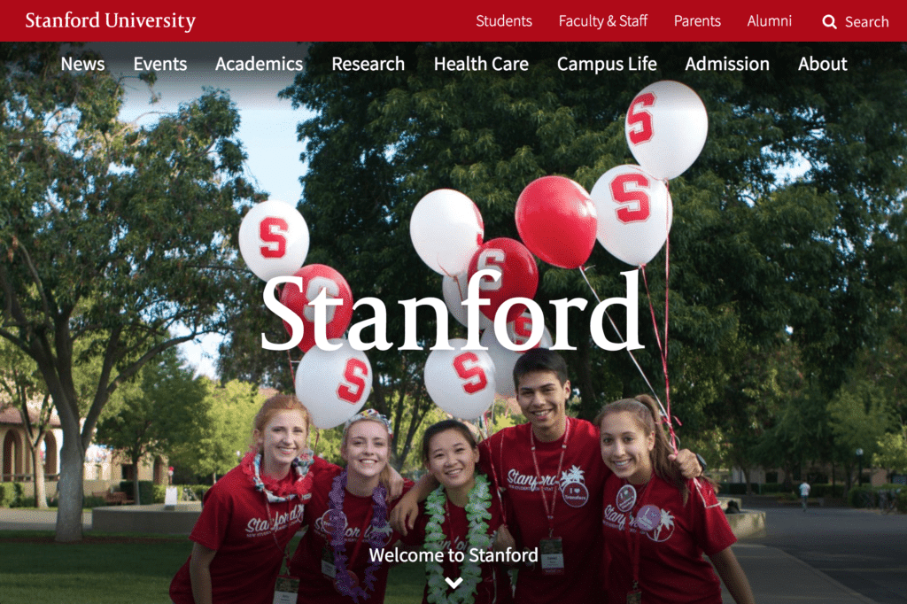 Stanford College Website