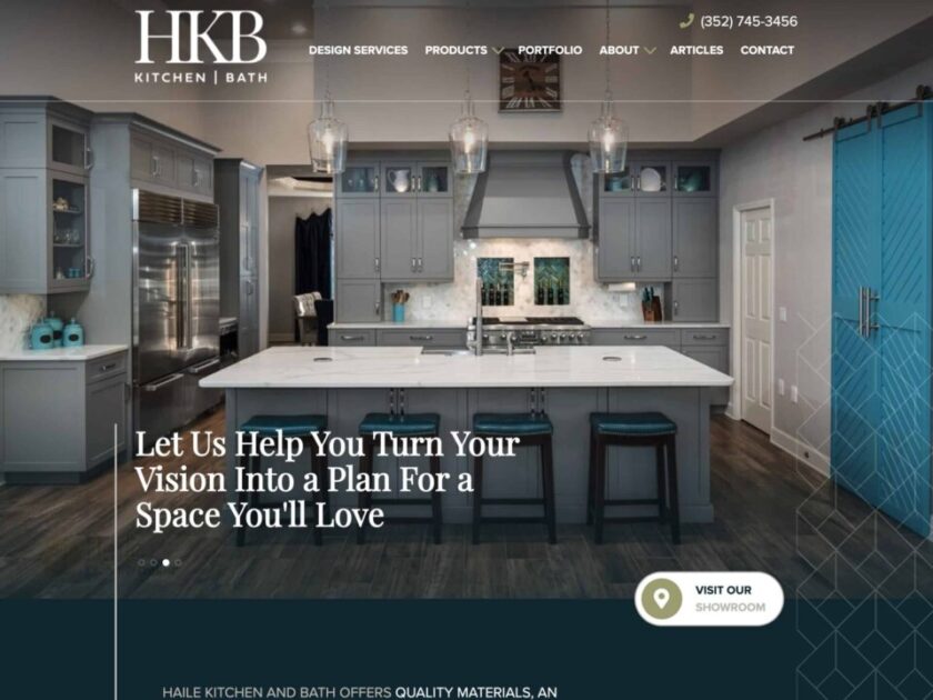Haile Kitchen & Bath - Desktop View